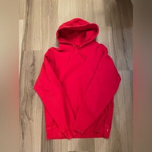 Supreme Studded Back Hooded Sweatshirt Red Sz L SS18 W21
